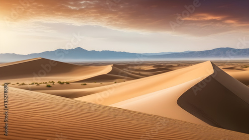illustration of sand dunes in the desert