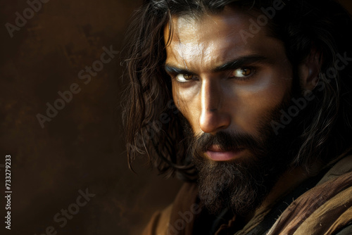 Obraz na płótnie Judas Iscariot the apostle who betrayed Jesus Christ The Master Generative AI Il