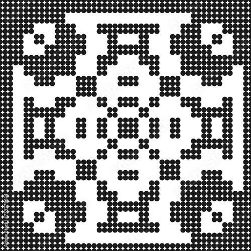 Seamless pattern. Figures background. Circles ornament. Simple shapes wallpaper. Digital paper  web designing  textile print. Geometrical backdrop. Dots motif. Vector.