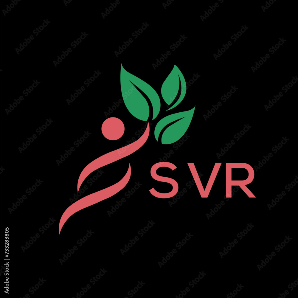 SVR  logo design template vector. SVR Business abstract connection vector logo. SVR icon circle logotype.

