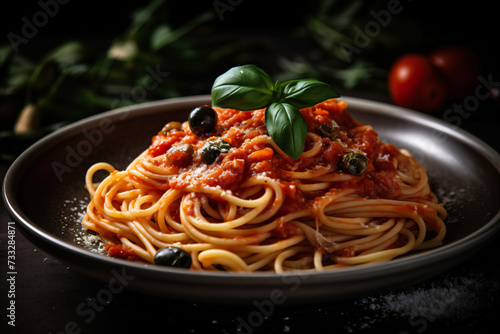 spaghetti with meatballs