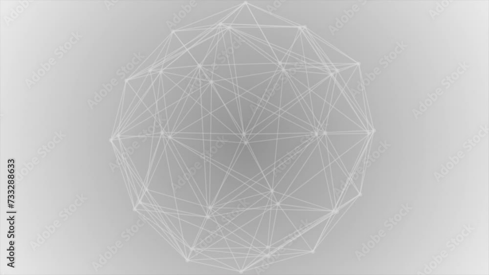 Digital White and Black background with dots and lines, White and Black color simple plexus loop able background Digital White and Black background with dots and lines, White and Black color simple plexus loop able background
