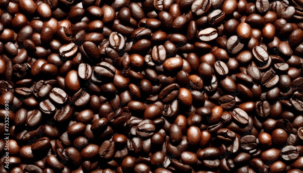 A pile of coffee beans in a pile A pile of coffee beans in a pile