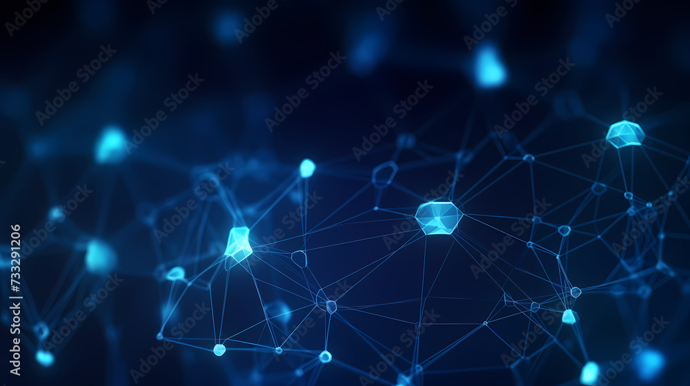 Obraz premium Digital technology abstract graphic poster web page PPT background, modern digital abstract 3D background