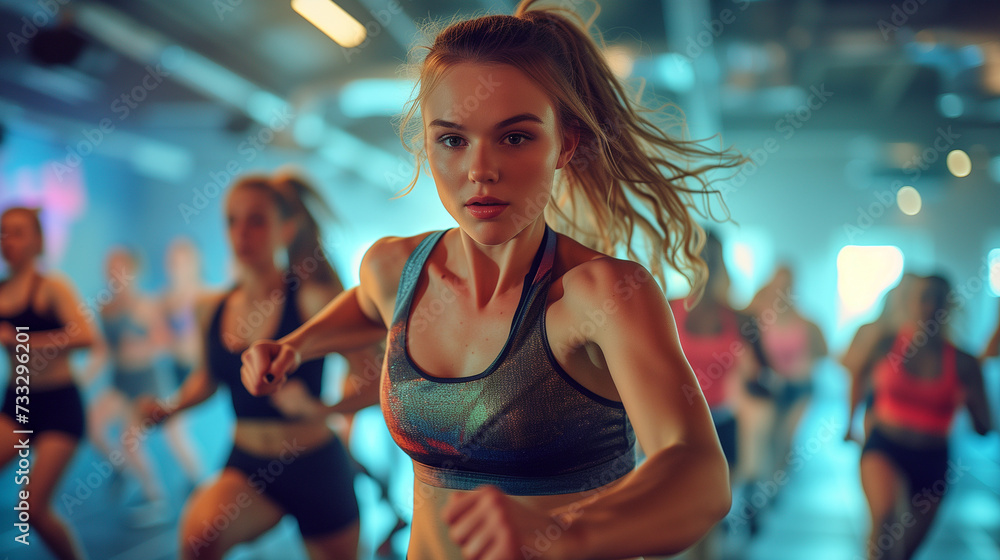 © Leonardo Zegur - woman practicing aerobics © Leonardo Zegur - woman practicing aerobics