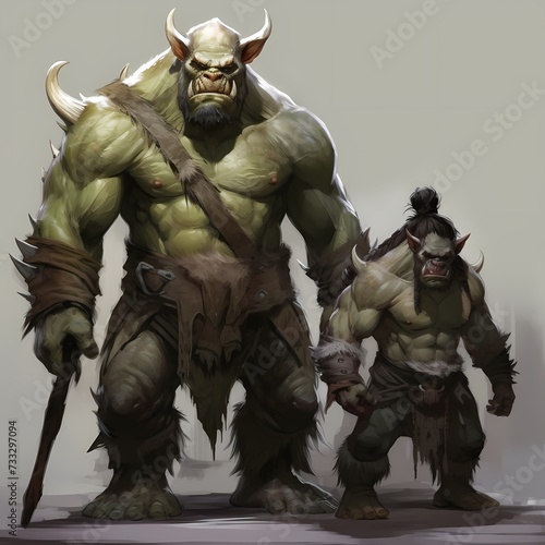 Formidable Fantasy Orc Warriors Ready for Battle