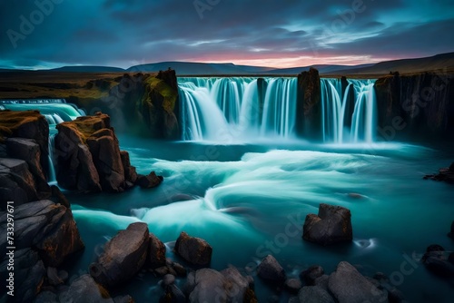 Discover the Majestic Beauty  A Comprehensive Guide to Waterfalls and Their Enchanting Wonders generated by AI