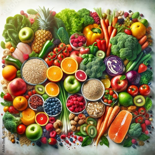 wellness concept of healthy eating