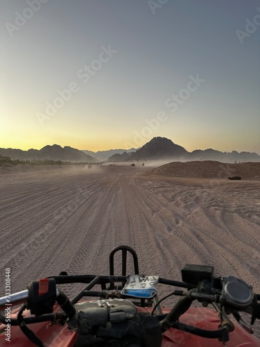 bike in desert