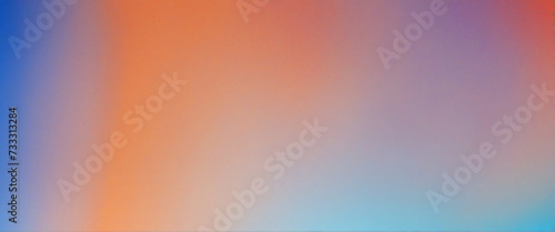 Blue orange gradient background noise texture grainy colors wide banner design