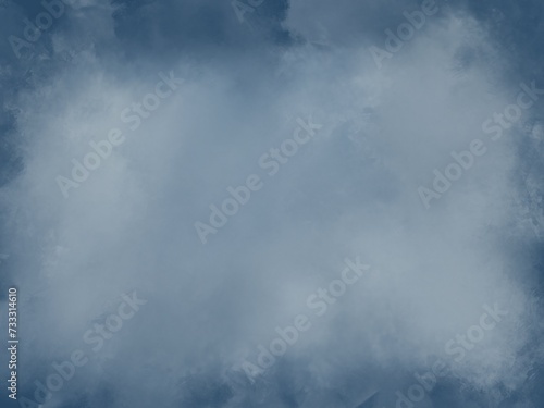 background blurred watercolor blue smoke