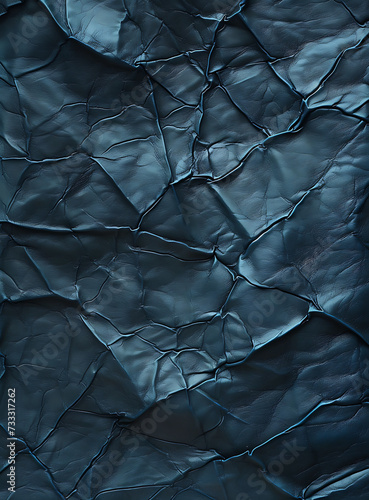 blue texture of textured leather background in