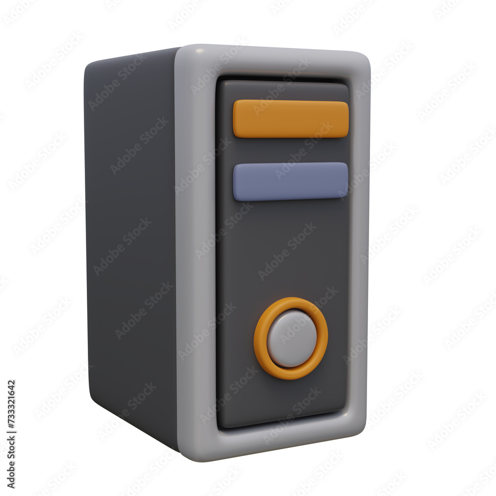 3d render illustration of pc tower. Technology concept. Illustration for web or app design. 3d render illustration of pc tower. Technology concept. Illustration for web or app design.
