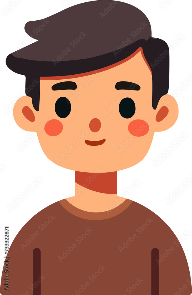 People avatar, man icon. People avatar, man icon.