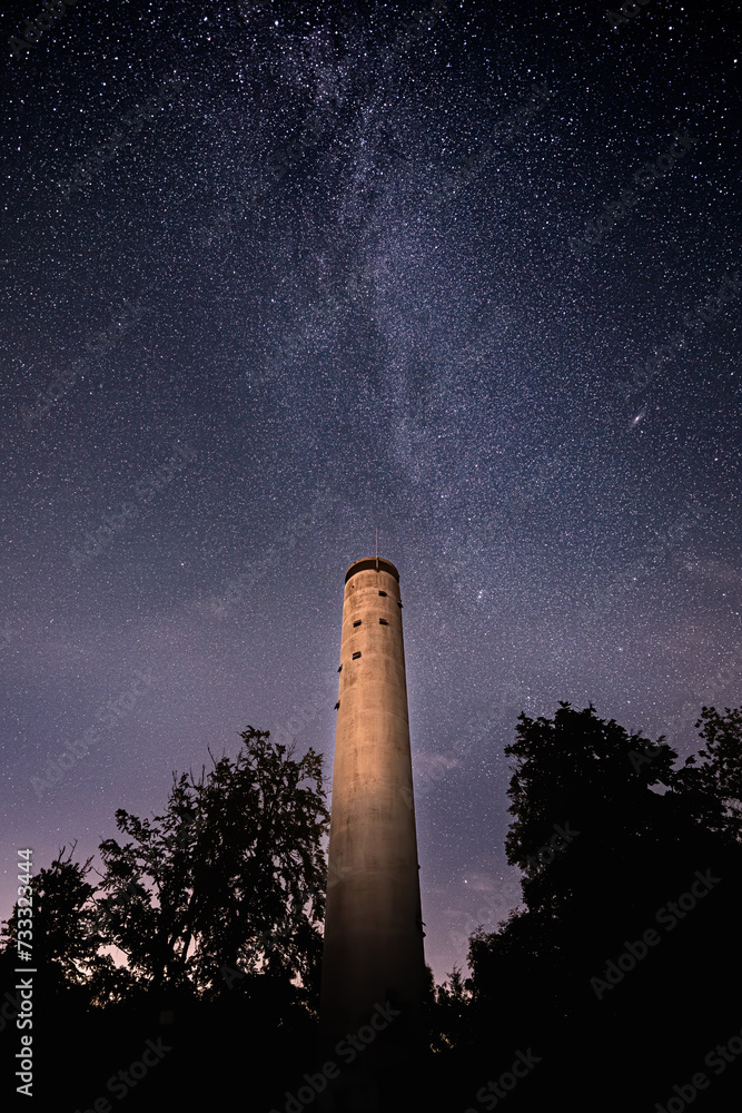 custom made wallpaper toronto digitalThe Milky Way shines in a starry night behind the Mahlberg tower in the northern Black Forest