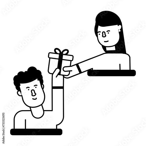 Giving Gift 