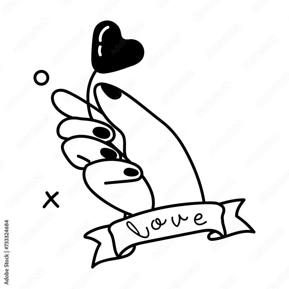 Fototapeta premium Giving Love 