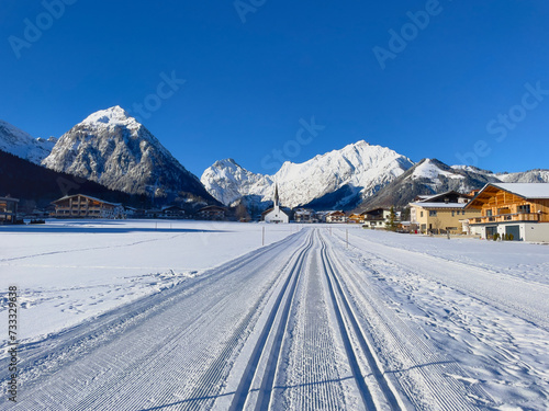 Cross-country ski trail in Pertisau am Achensee