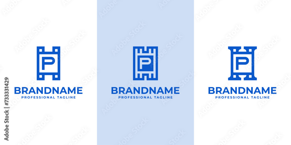 Modern Initials HP Logo, suitable for business with HP or PH initials Modern Initials HP Logo, suitable for business with HP or PH initials