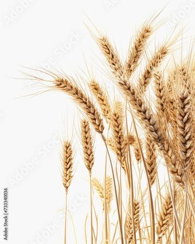 Graceful Wheat Ears Dancing in Breeze