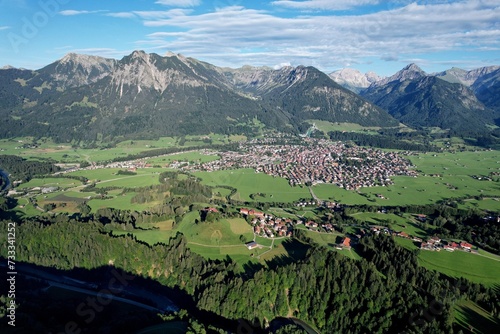 Oberstdorf im Allgäu, Luftaufnahme 2023