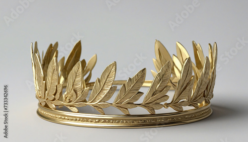 Laurel wreath on clear background - AI art