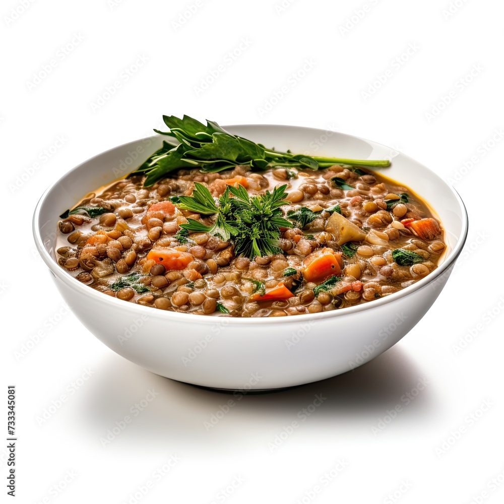 lentil soup closeup lentil soup closeup