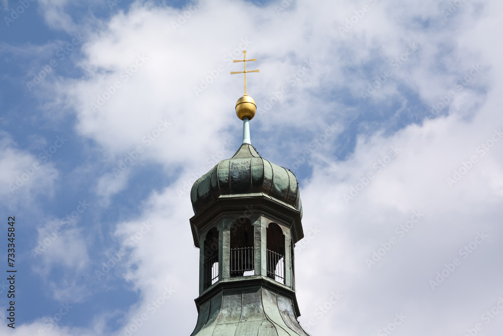 Kirchturm Sankt Jakob in Lenggries