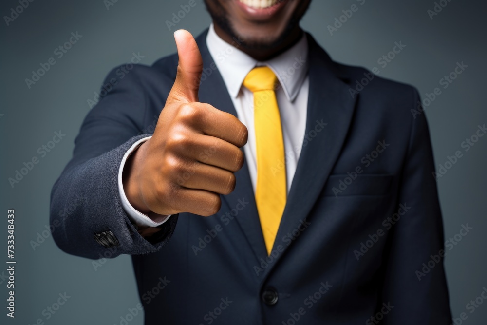 Winning success and life goals concept. Young woman with arms in the air giving thumbs up. Winning success and life goals concept. Young woman with arms in the air giving thumbs up.