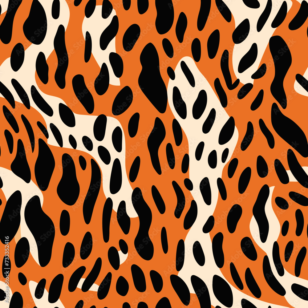 seamless leopard animal pattern vector illustration isolated transparent background, cut out or cutout t-shirt design seamless leopard animal pattern vector illustration isolated transparent background, cut out or cutout t-shirt design