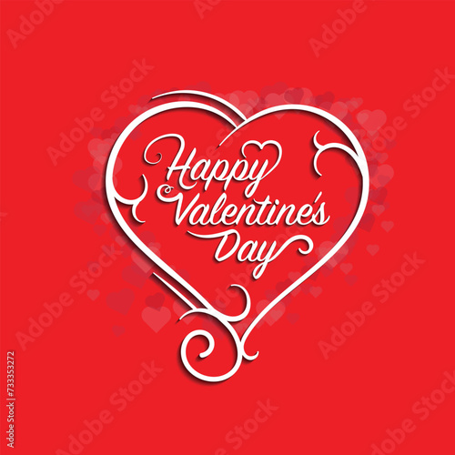 Happy valantines day logo design for templates
