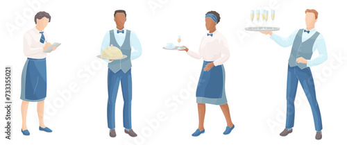 Waiter or Steward  male and female 