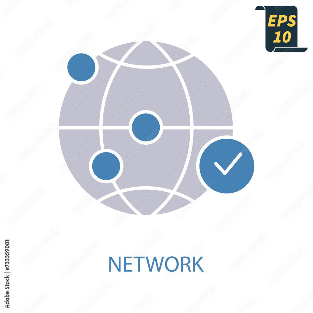 network icons symbol vector elements for infographic web network icons symbol vector elements for infographic web