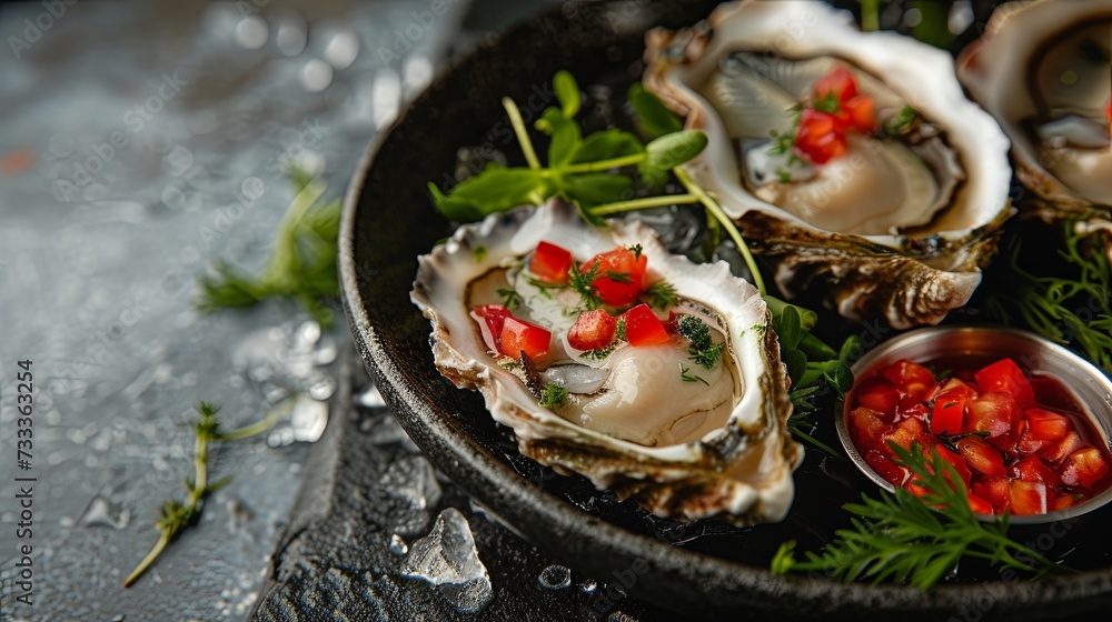 Oyster raw seafood dinner dish gourmet wallpaper background
Oyster raw seafood dinner dish gourmet wallpaper background