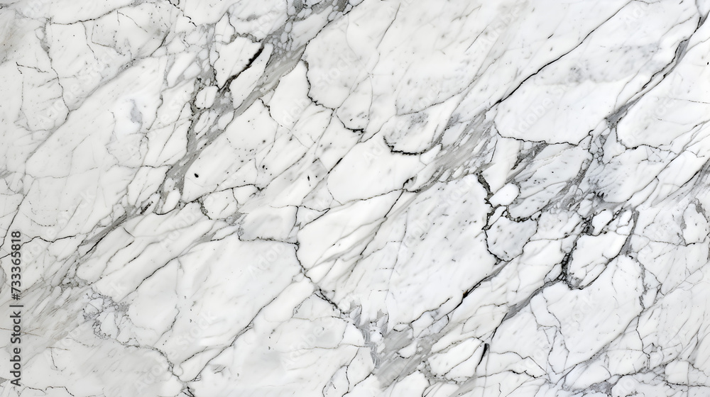 Fototapeta premium White marble texture with natural pattern for background or design art work.