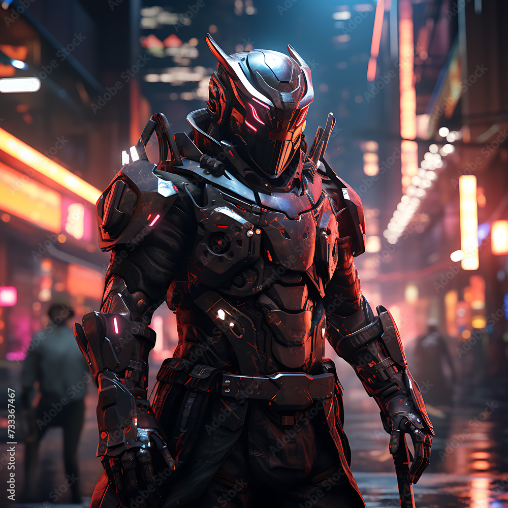 Fototapeta premium soldier in camouflage