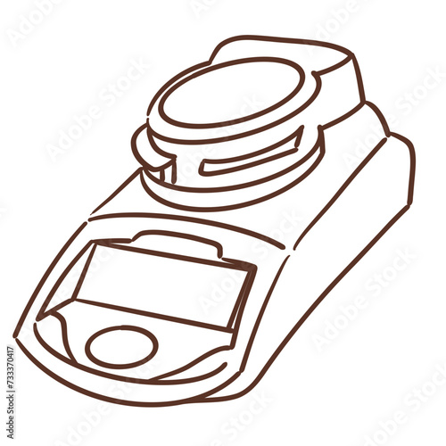 weight and scale tools_closed moisture measure machine_moisture measure