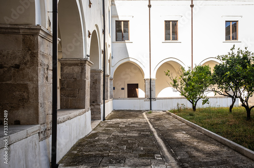 Monumental complex of ex San Francesco della Scarpa, historic center of Bari, Puglia region (Apulia), Italy, September 18, 2022