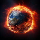 Earth on fire could be because of climate change
