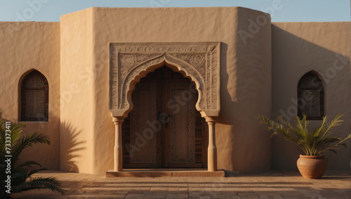 Arabic Traditional architecture interior and exterior