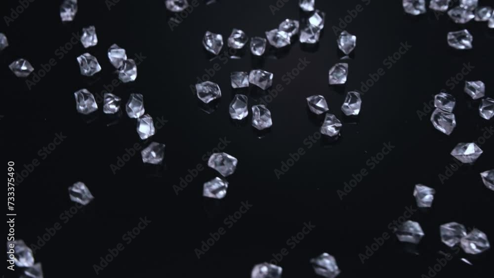 Artificial diamonds on a black mirror surface Artificial diamonds on a black mirror surface