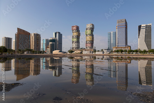 Buildings in Qatar with their modern design