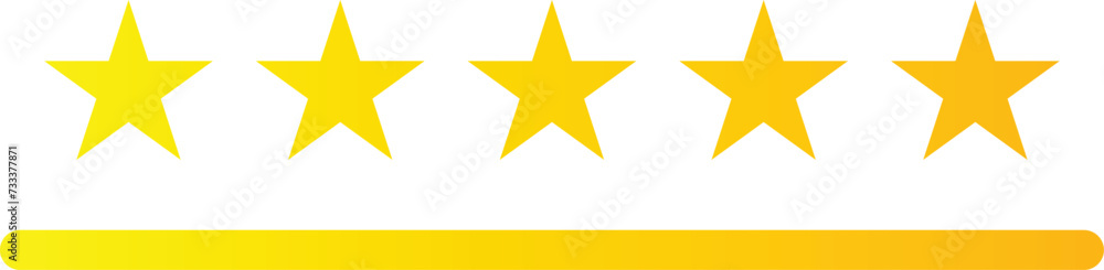 Rating Star icon, Five Star Symbol. Vector illustration Rating Star icon, Five Star Symbol. Vector illustration