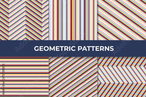 Colección de patrones geométricos photo