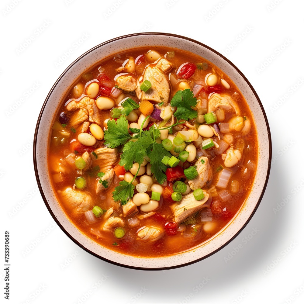 Posole soup closeup Posole soup closeup