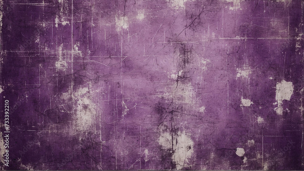 Obraz premium Purple background in grunge style with many cracks