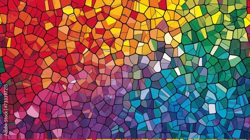 a picture of a multicolored background that looks like it has been made up of small squares of different sizes and colors  including red  yellow  blue  green  orang  and purple 