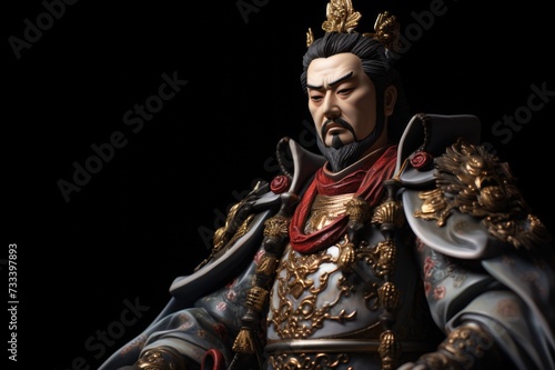 Oda Nobunaga realistic statue photo