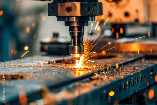 Dynamic Sparks of CNC Machine in Operation