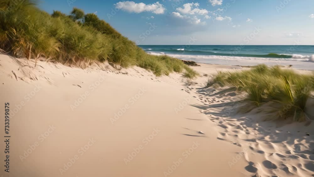 Grass Growing on Sandy Beach: A Natural Phenomenon Revealed Grass Growing on Sandy Beach: A Natural Phenomenon Revealed